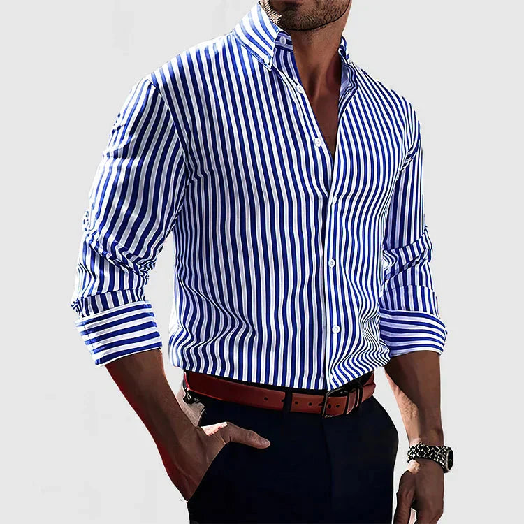 Antoni | Men's Striped Button-Up Shirt