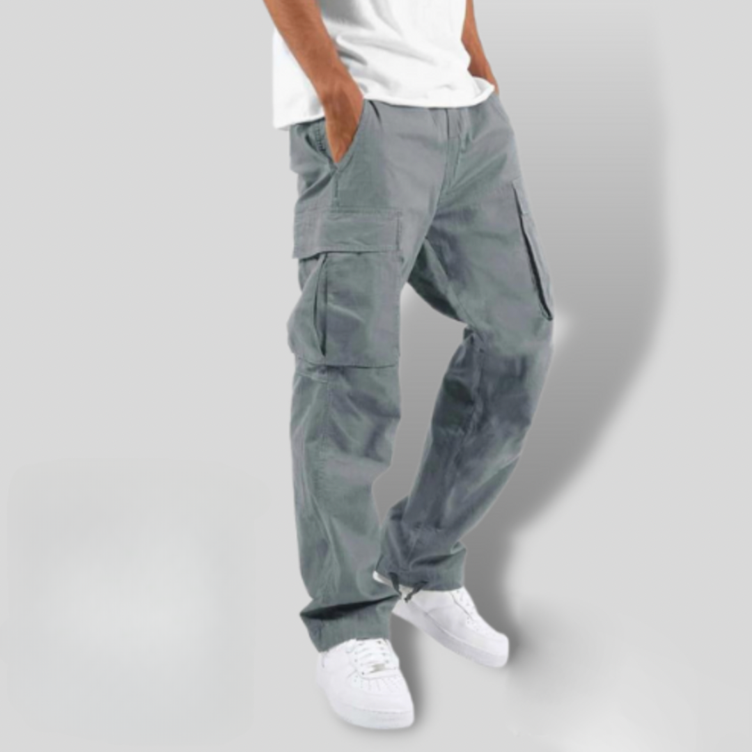 Dorian | Men’s Loose-Fit Cargo Pants with Straight Legs and Side Pockets