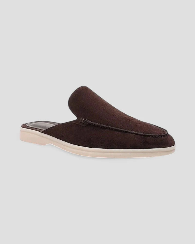 Rafał | Men's suede slip-on moccasins