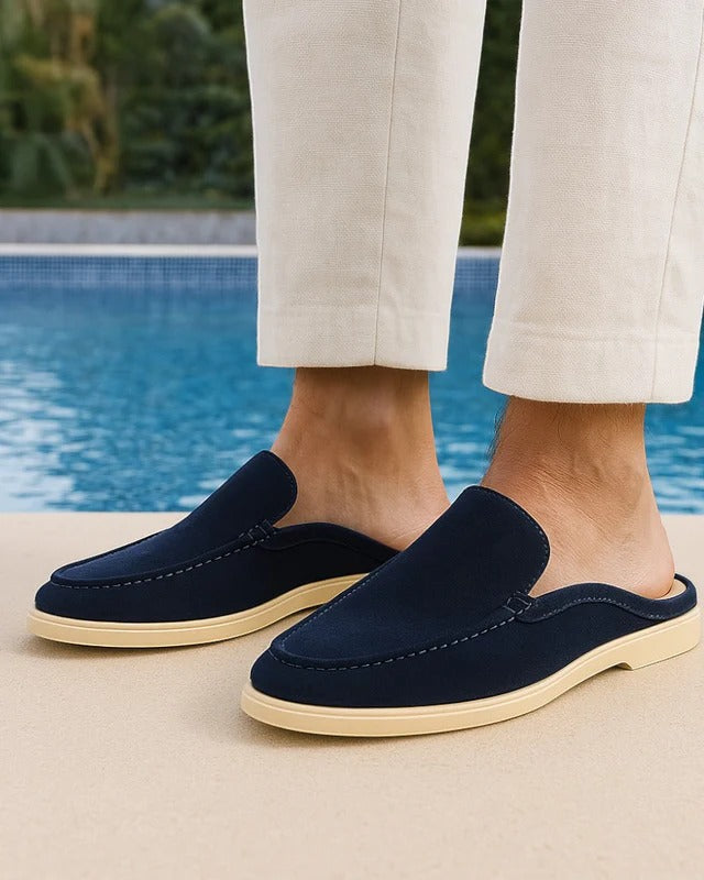 Rafał | Men's suede slip-on moccasins