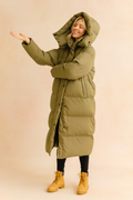 Elodie | Women's Long Quilted Regular-Fit Hooded Coat