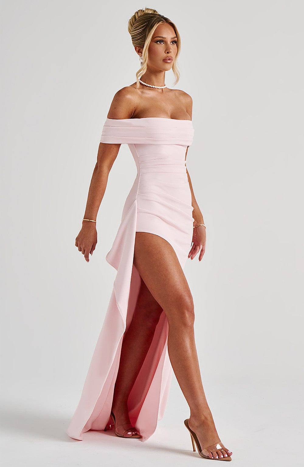 Women's Maxi Dress Off-the-Shoulder | Fitted Cut