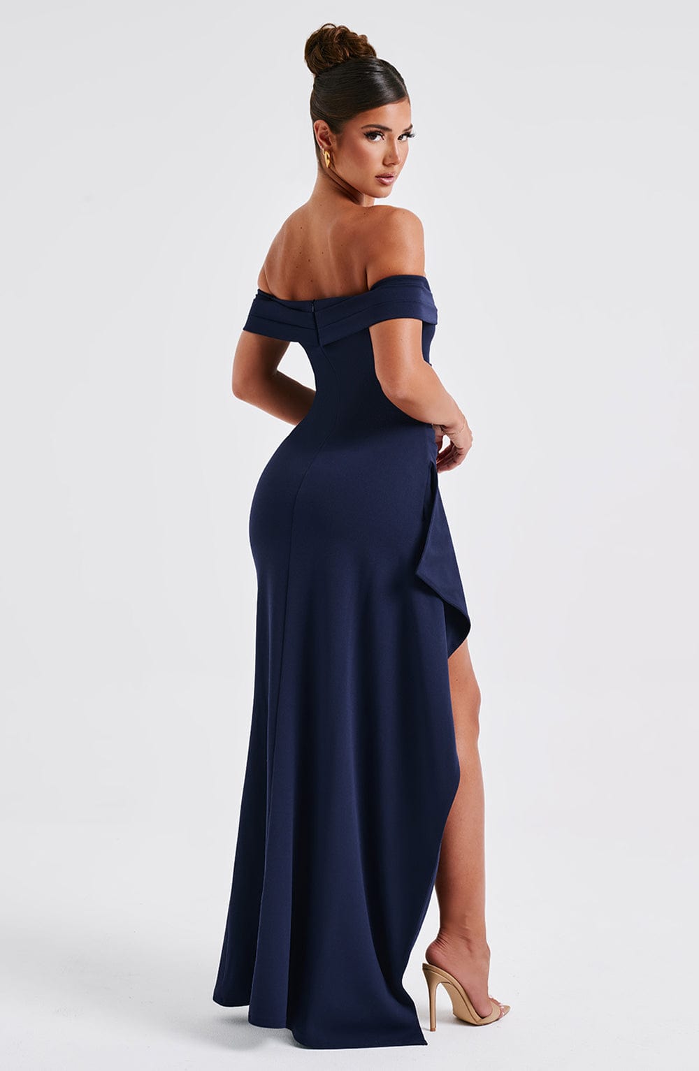 Women's Maxi Dress Off-the-Shoulder | Fitted Cut