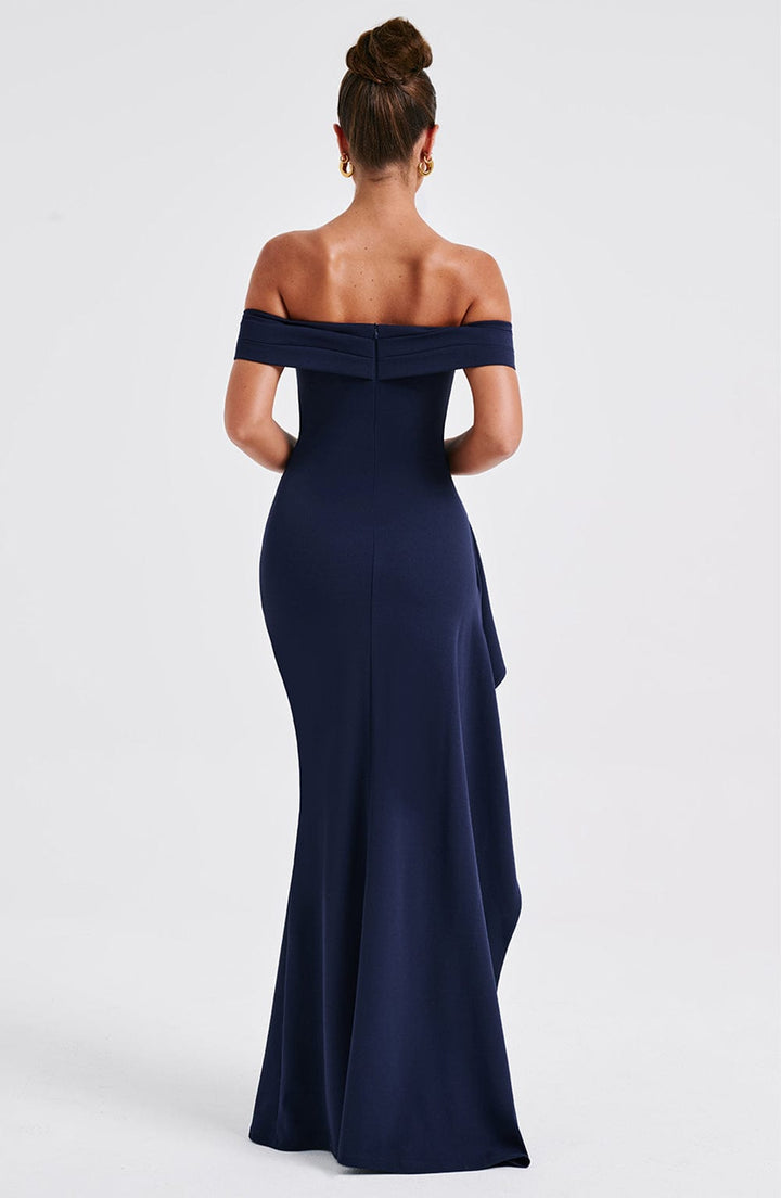 Women's Maxi Dress Off-the-Shoulder | Fitted Cut