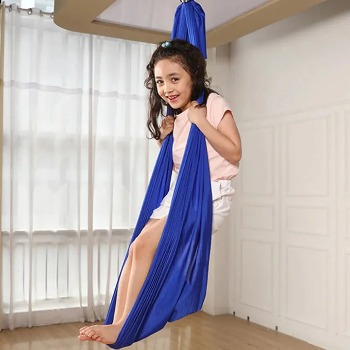 Sensory Swing for Children | Fabric Hammock | For Indoor and Outdoor Use | Adjustable Suspension