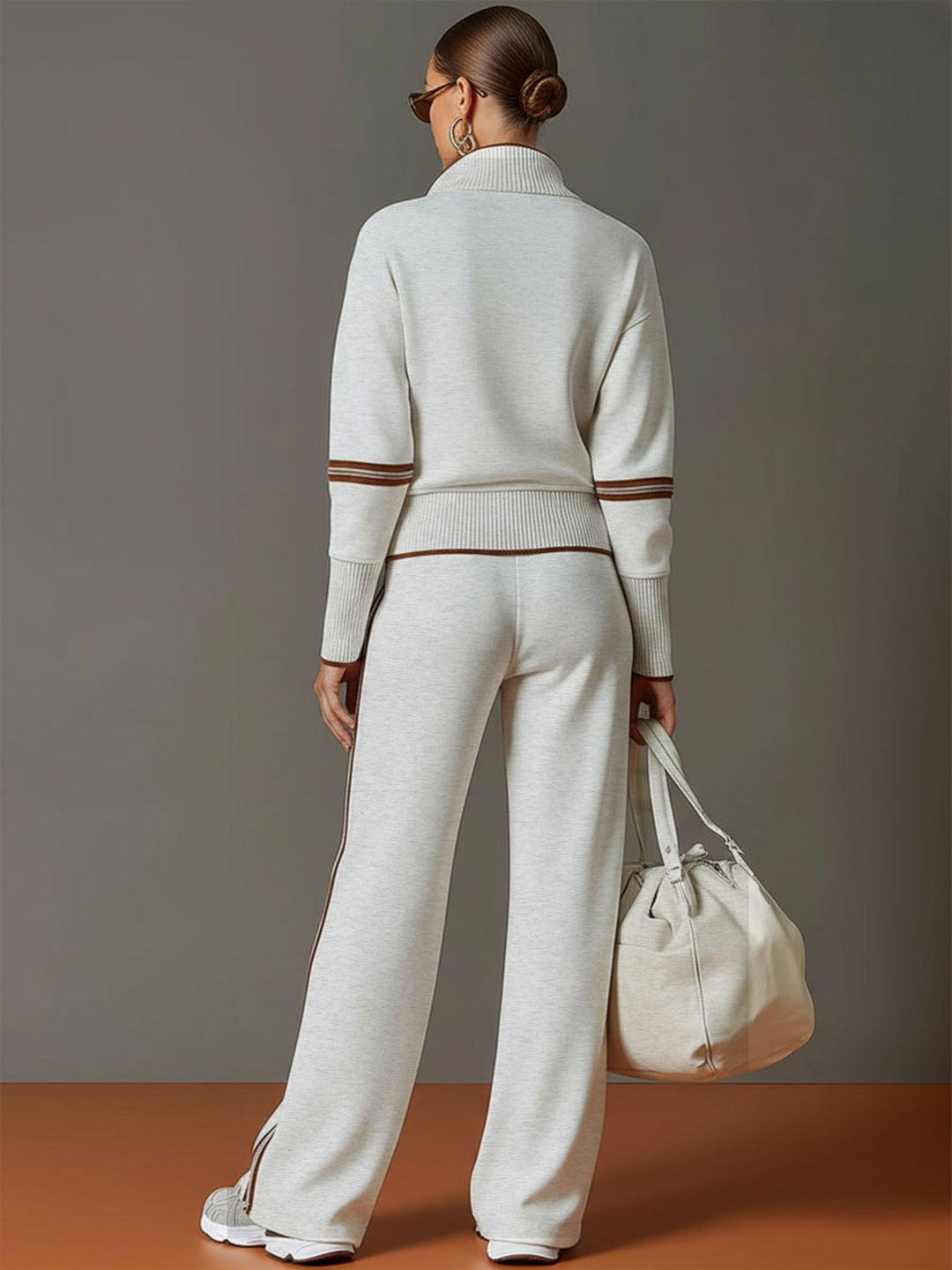 Marietta | Women’s Loose-Fit Two-Piece Set with Blouse and Wide-Leg Pants