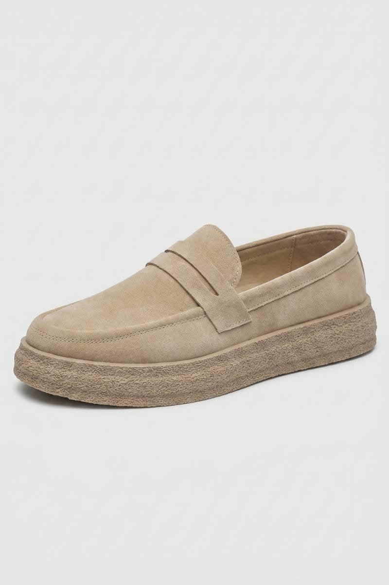 Percival | Men’s Casual Penny Loafers with Platform Soles