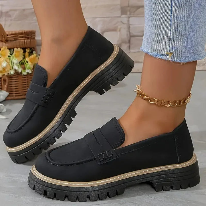 Loafers damskie na platformie | Elegancki casual styl | Calla