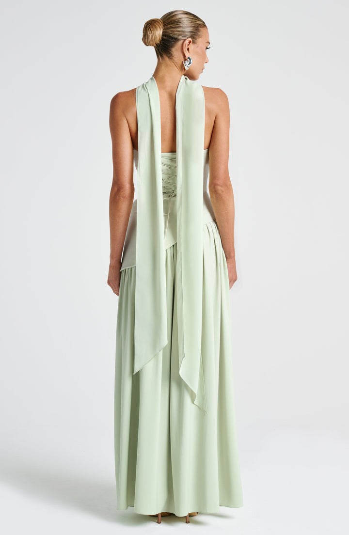 Women's Strapless High Slit Asymmetric Waist Sleeveless Dress | Maxi