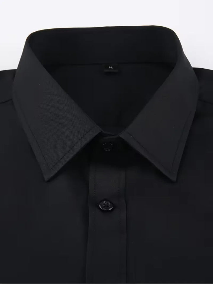 Adrian | Męska Koszula Biznesowa Slim Fit z Klasycznym Kołnierzem