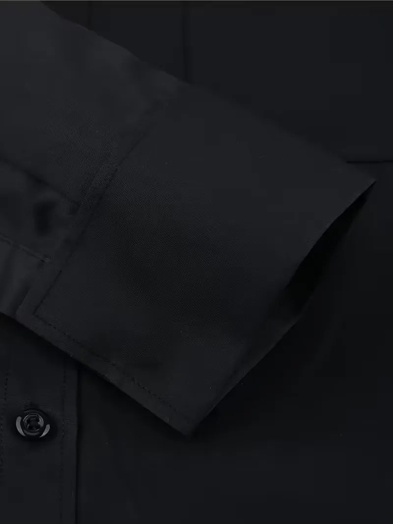 Adrian | Męska Koszula Biznesowa Slim Fit z Klasycznym Kołnierzem