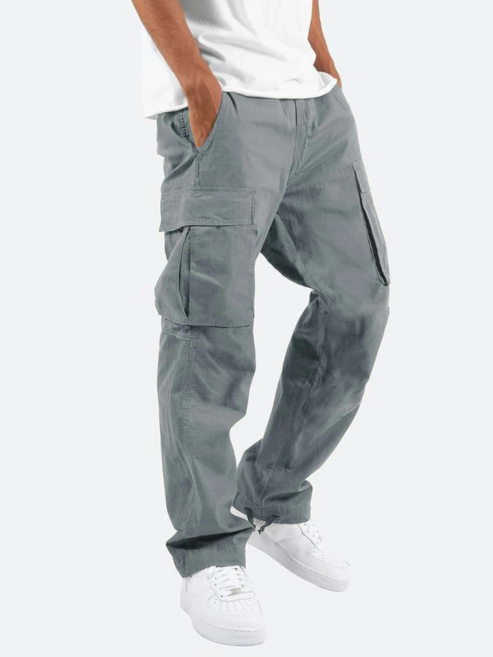 Men's Loose-Fit Cargo Pants with Utility Pockets | Cargo