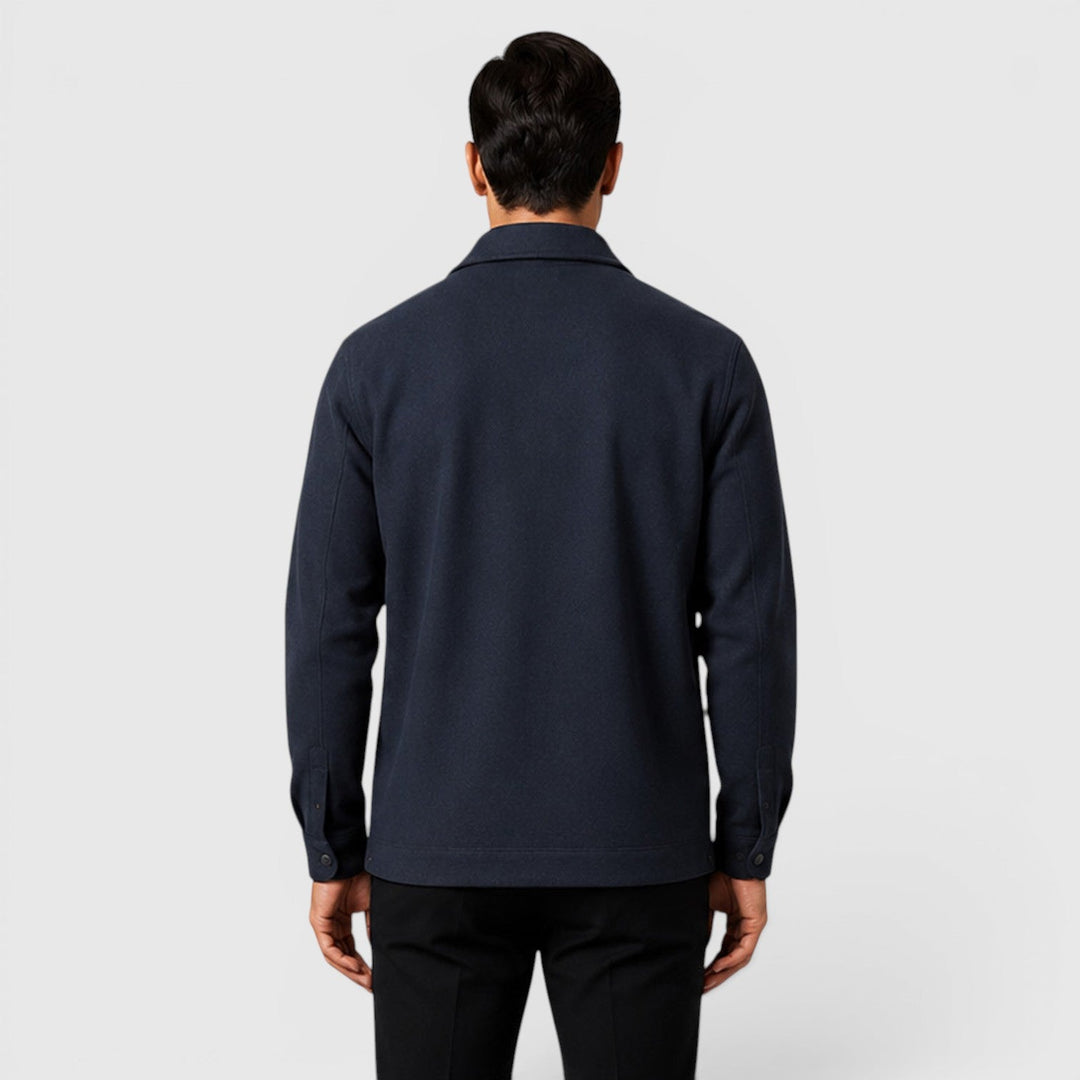 James | Men’s Regular-Fit Overshirt with Long Sleeves