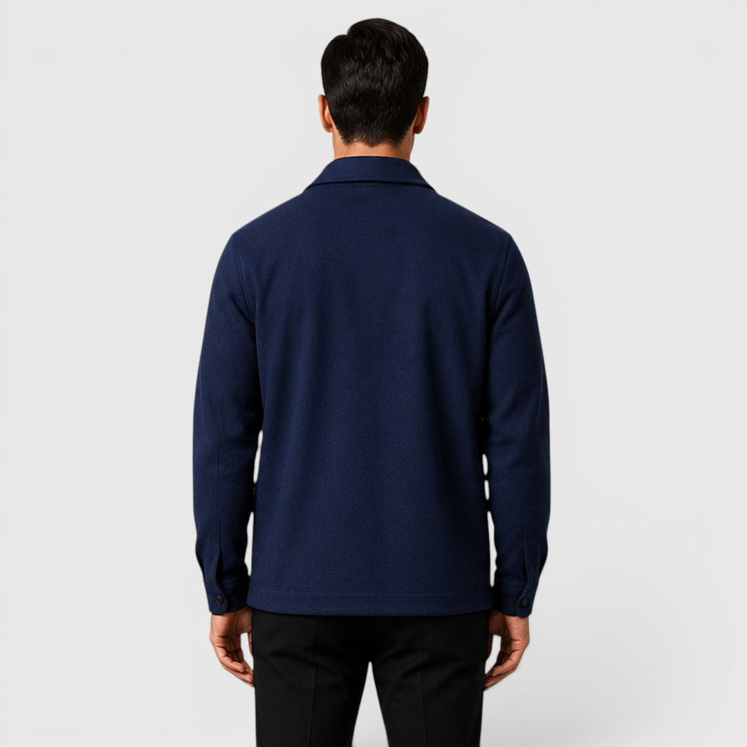 James | Men’s Regular-Fit Overshirt with Long Sleeves