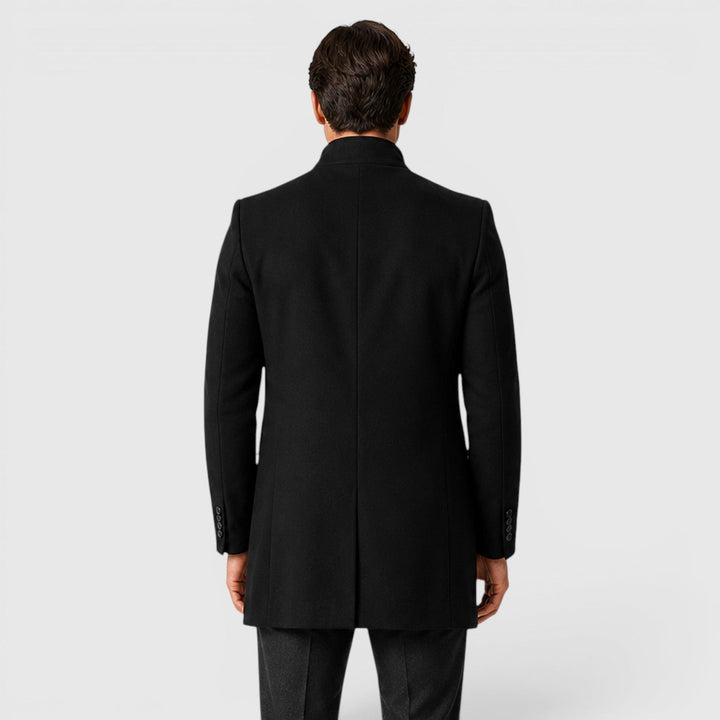 Oliver | Men's Slim-Fit Coat with Button Closure in a Smart-Casual Style