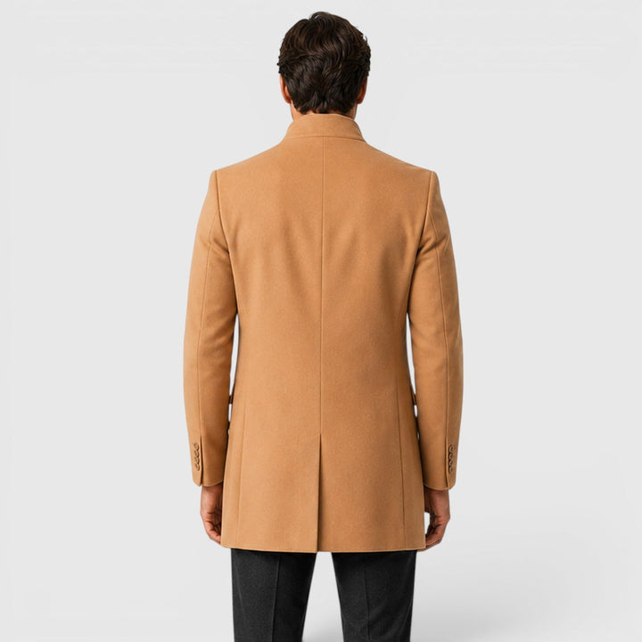 Oliver | Men's Slim-Fit Coat with Button Closure in a Smart-Casual Style