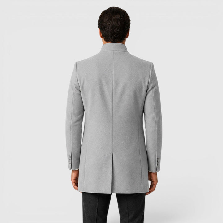 Oliver | Men's Slim-Fit Coat with Button Closure in a Smart-Casual Style