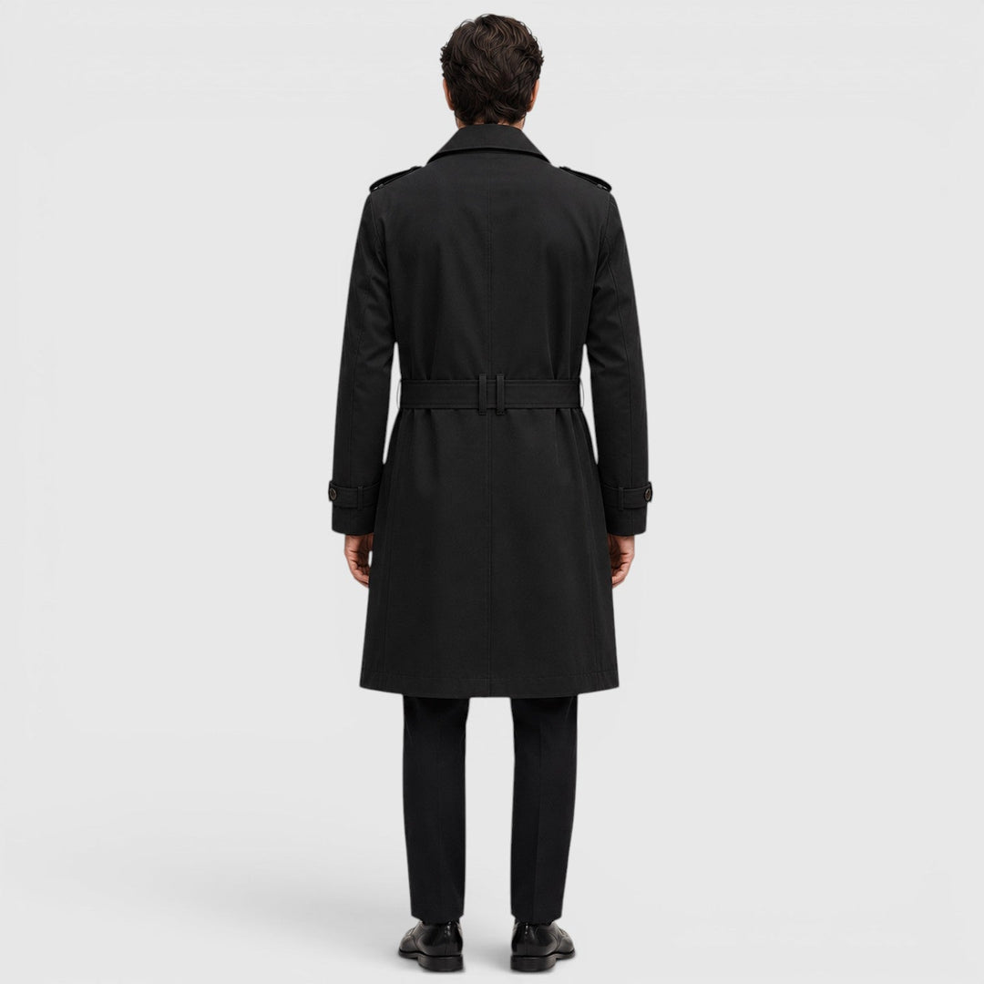 William | Men's Fitted Double-Breasted Trench Coat