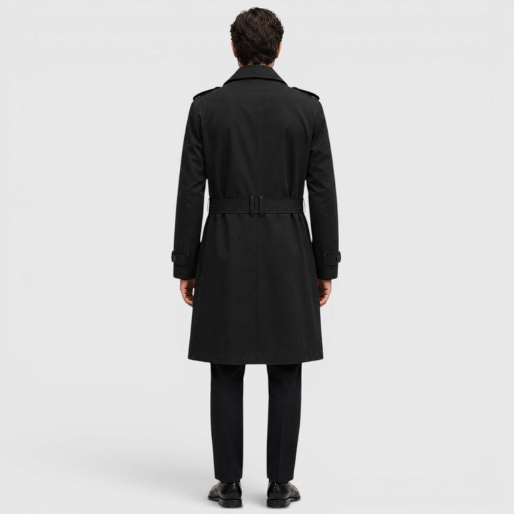William | Men's Fitted Double-Breasted Trench Coat