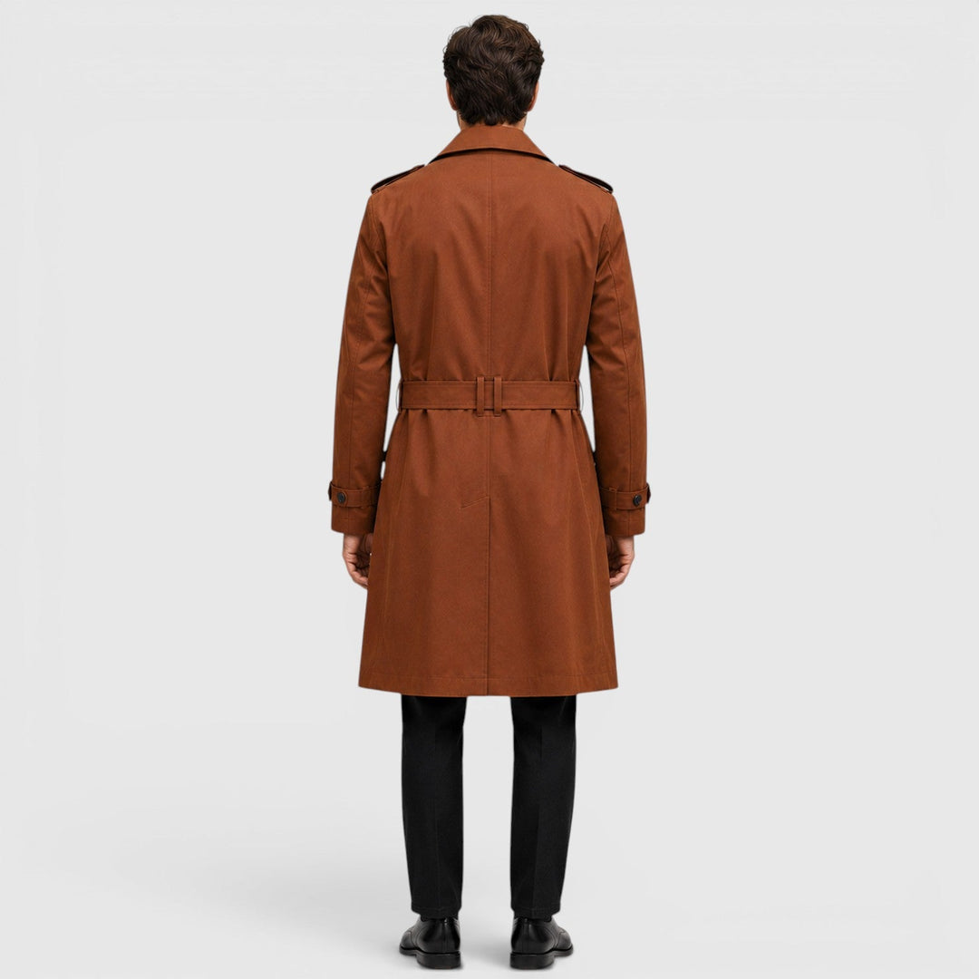 William | Men's Fitted Double-Breasted Trench Coat