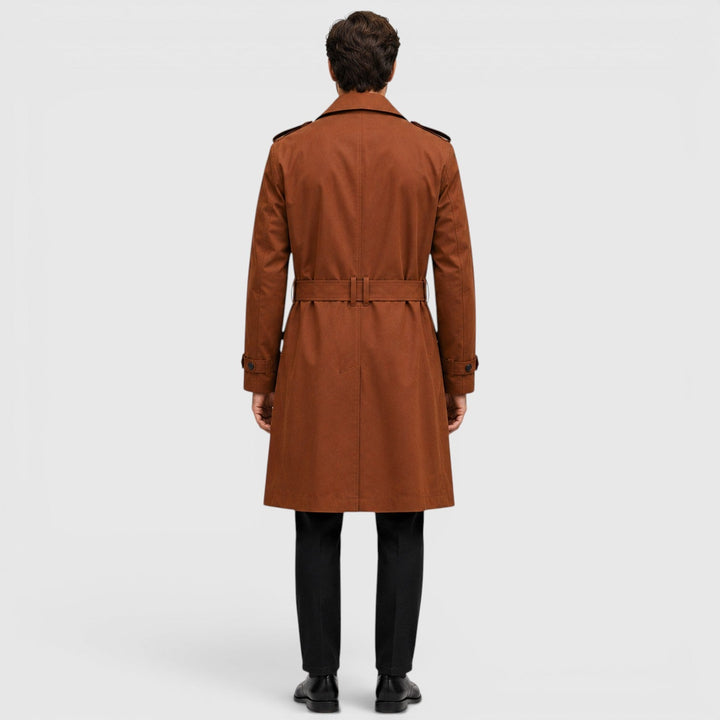 William | Men's Fitted Double-Breasted Trench Coat