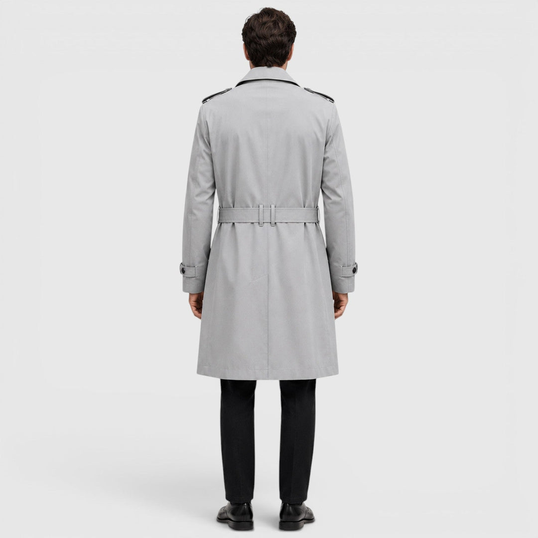 William | Men's Fitted Double-Breasted Trench Coat