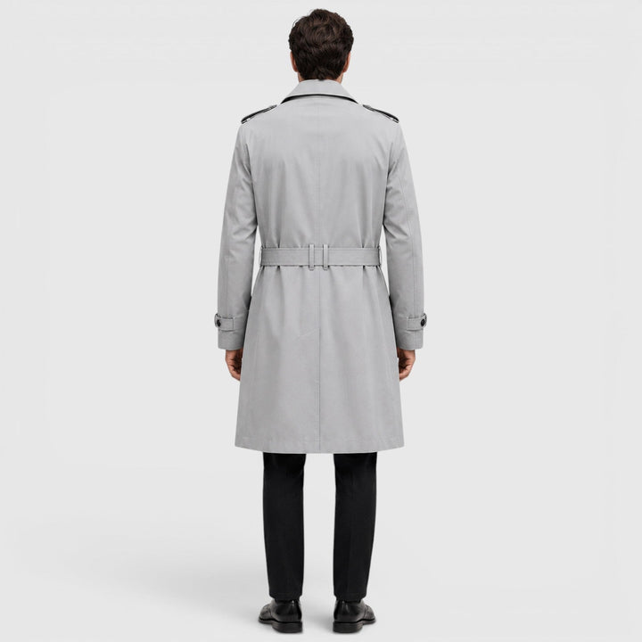 William | Men's Fitted Double-Breasted Trench Coat
