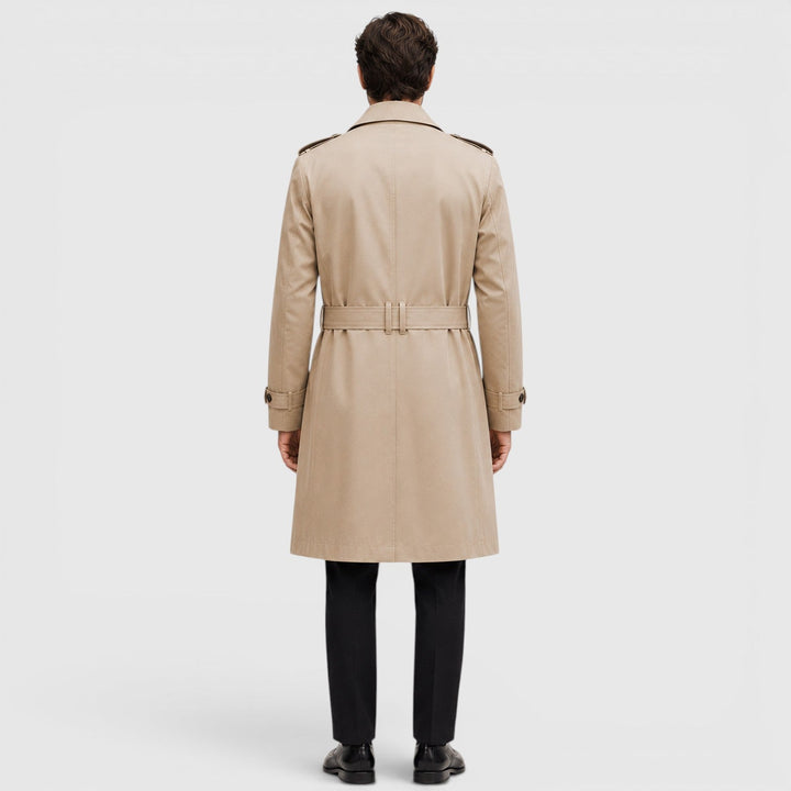 William | Men's Fitted Double-Breasted Trench Coat