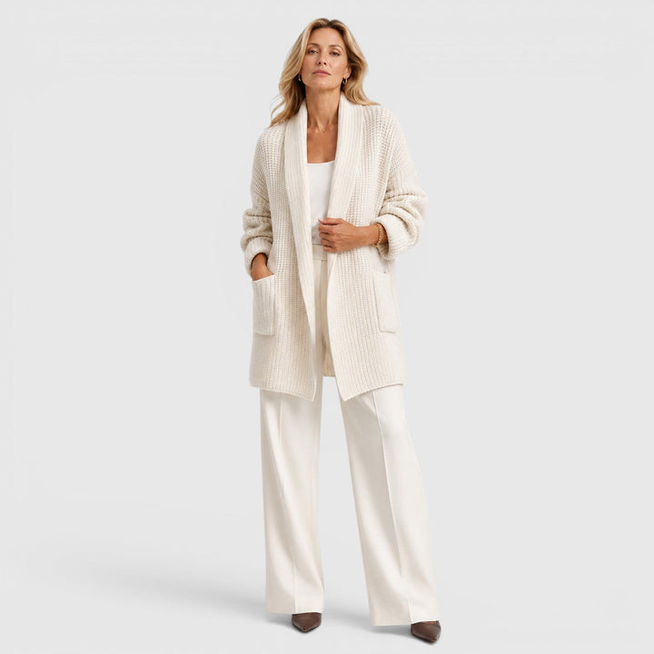 Mila | Women's Knit-Style Cardigan with an Open Front and Relaxed Fit