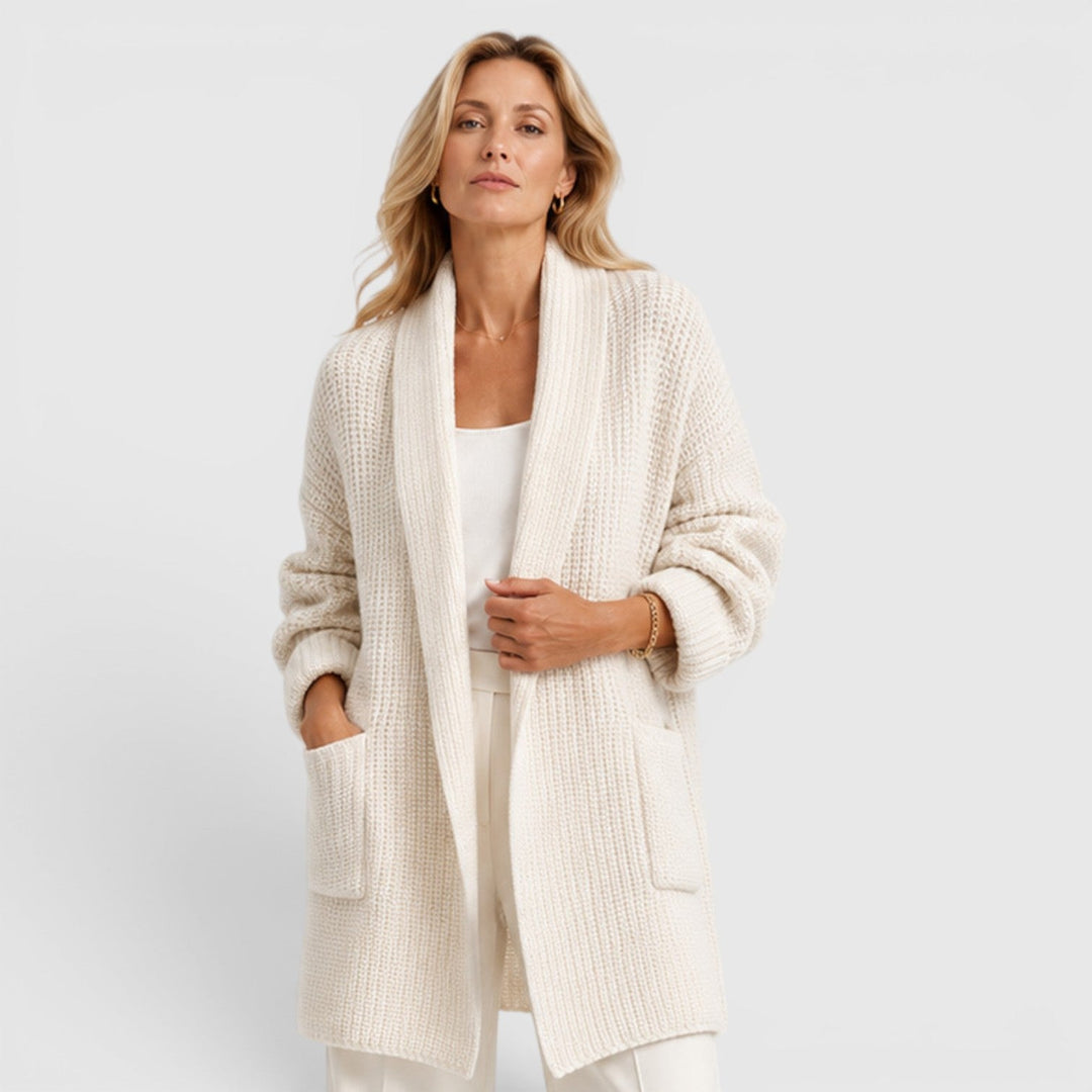 Mila | Women's Knit-Style Cardigan with an Open Front and Relaxed Fit