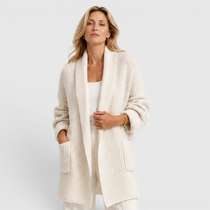 Mila | Women's Knit-Style Cardigan with an Open Front and Relaxed Fit
