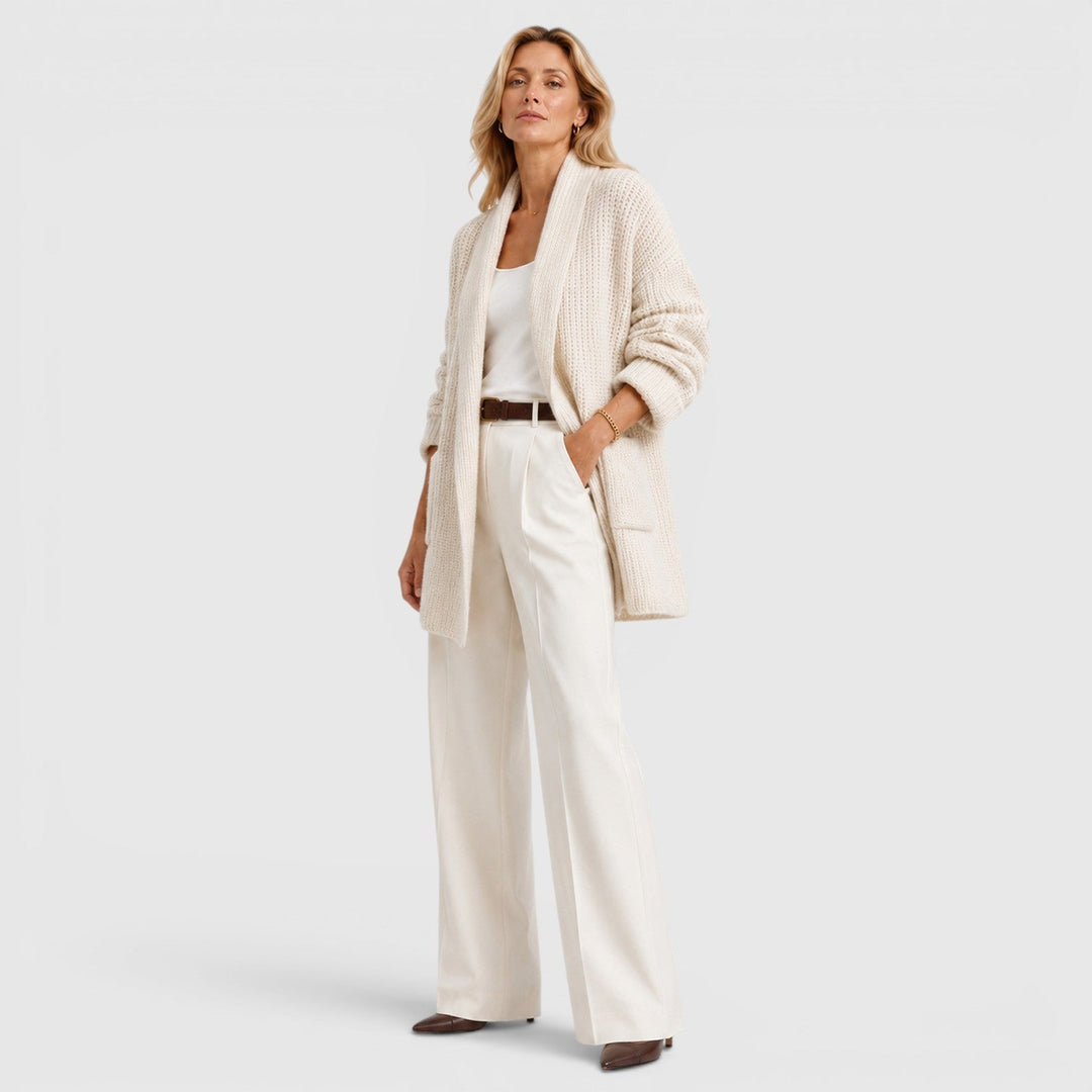 Mila | Women's Knit-Style Cardigan with an Open Front and Relaxed Fit