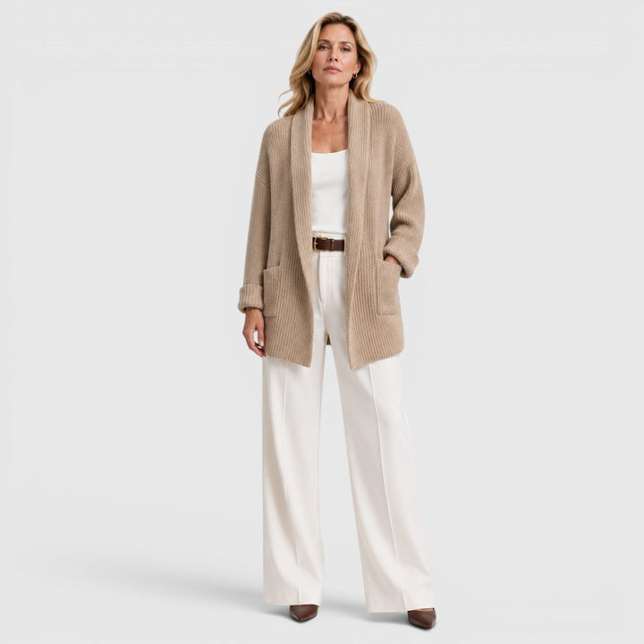 Mila | Women's Knit-Style Cardigan with an Open Front and Relaxed Fit