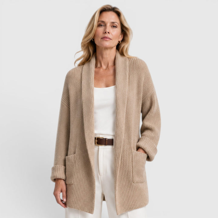 Mila | Women's Knit-Style Cardigan with an Open Front and Relaxed Fit