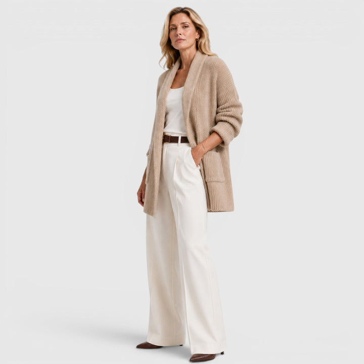 Mila | Women's Knit-Style Cardigan with an Open Front and Relaxed Fit