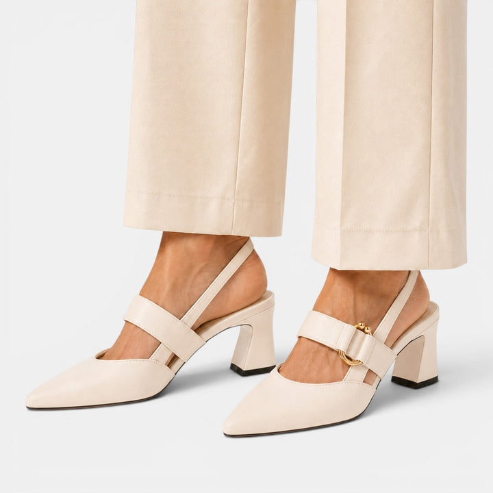 Clara | Women's Pointed-Toe Slingback Pumps