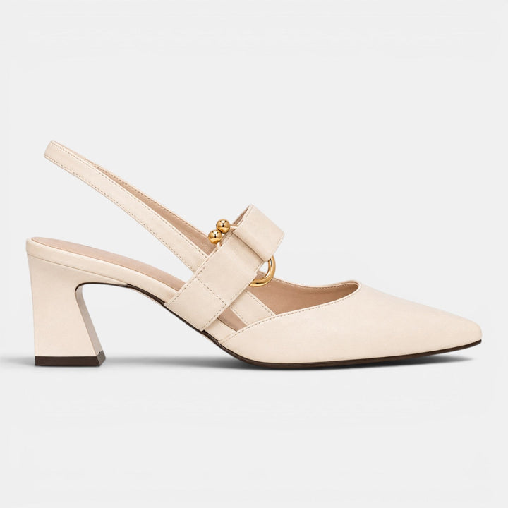 Clara | Women's Pointed-Toe Slingback Pumps