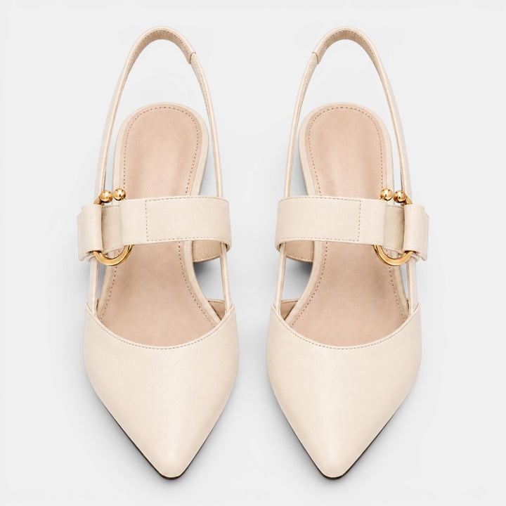 Clara | Women's Pointed-Toe Slingback Pumps