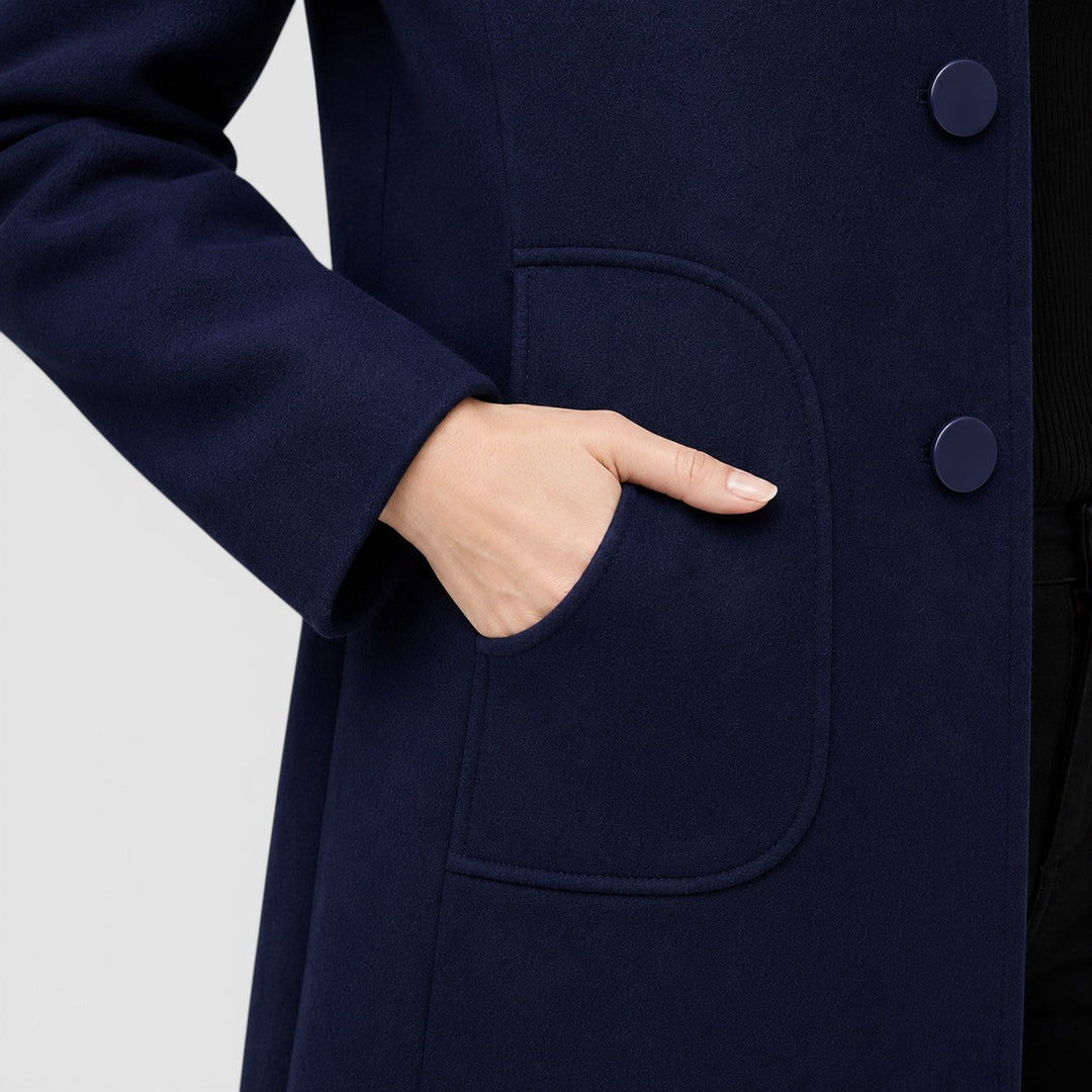 Charlotte | Women’s Classic Long Wool-Style Coat