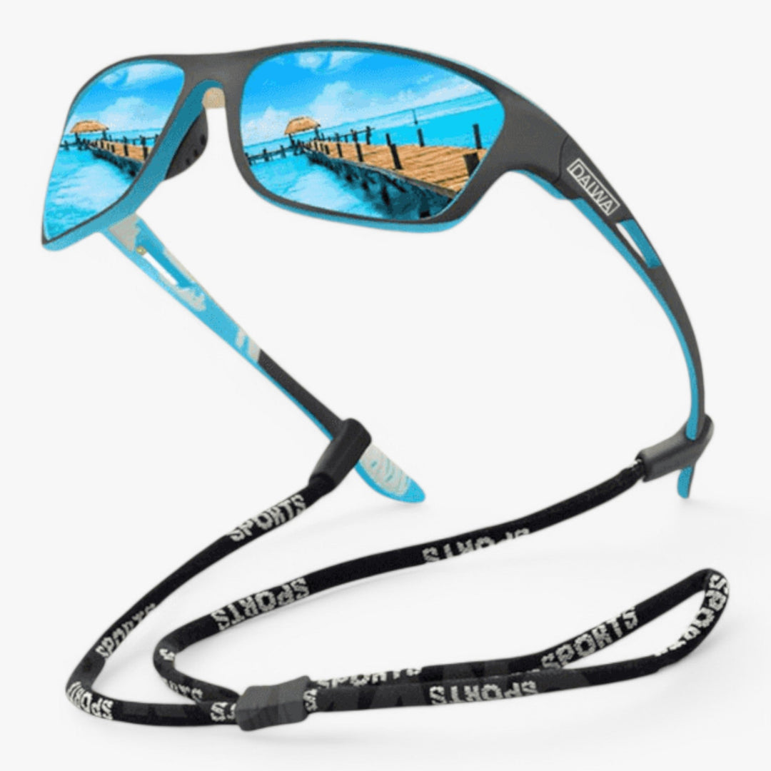 Men's Sports Glasses | Wraparound Sport Frame | Polarized Style Lenses | Outdoor Adventure Style