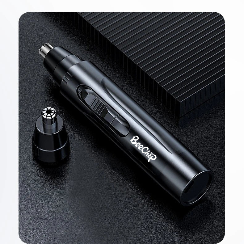 Nose and Ear Hair Trimmer | Rechargeable Grooming Device | Precision Design | Daily Accessory