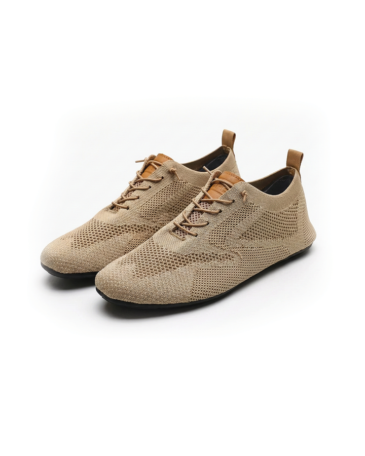 Alaric | Męskie Wsuwane Sneakersy Low Top z Dzianinowym Wyglądem i Detalem Sznurowania