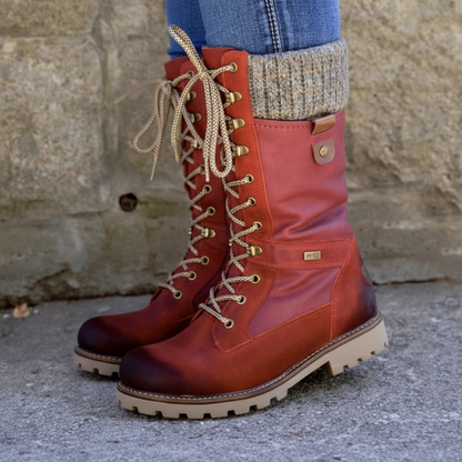 Waterproof and slip-resistant winter shoes for women